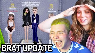 Dress to Impress w AverageHarry BRAT UPDATE [upl. by Ecertal]