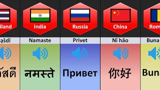 quotHelloquot From Different Countries With Voice [upl. by Leterg]