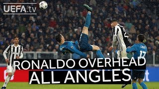 CRISTIANO RONALDO OVERHEAD KICK FROM ALL ANGLES GoalOfTheSeason [upl. by Chanda]