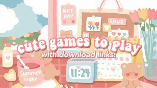 CUTE GAMES TO PLAY WHEN BORED Offline  iOS amp Android [upl. by Gnouv23]