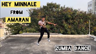 Hey Minnale  Zumba Dance  Zumba With Steve  Amaran  heyminnalesong amaran zumba explore [upl. by Ferdie]