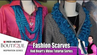 How To Wear Sashay Chain amp Ruffle Scarves [upl. by Anatniuq]