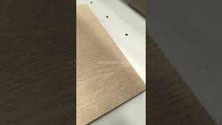 Birch face veneer MDF embossing machineroller embossed making [upl. by Adelbert]