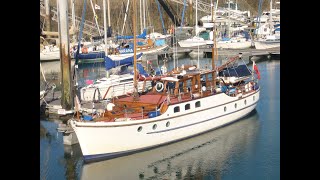 Silvers Brown Owl classic gentlemans motor yacht For Sale [upl. by Devaj]