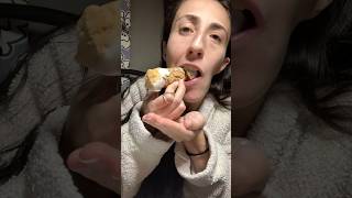 Eat a cannoli with me asmr dessert sweettreatoclock eating [upl. by Lianne]