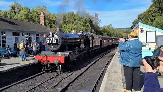 4953 Pitchford hall departing Grosmont station [upl. by Venator]