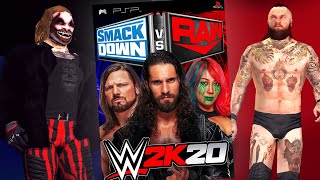 EL WWE 2K20 DE PSP INCREÍBLE MOD [upl. by Ynottirb]