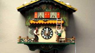 Farmers Daughter Schmeckenbecker cuckoo clock Gulf Coast Clock Co Pensacola [upl. by Margalo]