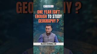 One year isnt enough to study Geography [upl. by Ecirad]