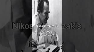 Nikos Kazantzakis escritor griego que publicó la última tentación de Cristo frasesinspiradores [upl. by Sakul]