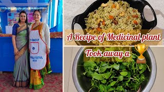 A medicinal plant recipe won a trophy greenrice greenpulao centellarice chefsantasarmah [upl. by Bronwyn]