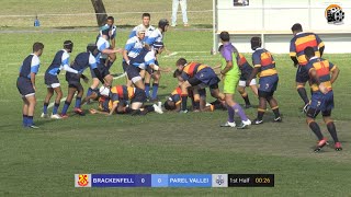 U16A Rugby  Brackenfell vs Parel Vallei [upl. by Itsim]