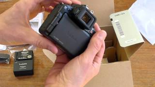 Panasonic Lumix G3 Body Only Unboxing [upl. by Soirtimid]