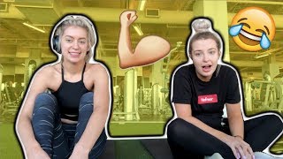 TEACHING TANA MONGEAU HOW TO WORKOUT  WEIGHT LOSS JOURNEY [upl. by Pardoes]