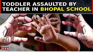 3YearOld Student Raped In Bhopal School  School Staffer Arrested  Parents Stage Massive Protest [upl. by Aslin843]