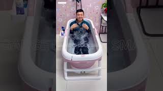 PortableBathtubPortablebathtubHomegadgetsBathtubaccessories kitchen newgadgets shorts [upl. by Yajet205]