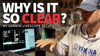 Garmin Livescope Setup Settings amp Battery for CLEAR picture [upl. by Annel250]