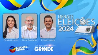 O GRANDE DEBATE ELEIÇÕES 2024 GRANDE SERRA FM ARARIPINAPE [upl. by Marnie443]