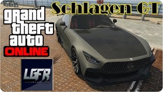 GTA 5 ONLINE  BENEFACTOR SCHLAGEN GT Mercedes AMG  Nouveau véhicule DLC ARENA WAR [upl. by Waxler421]