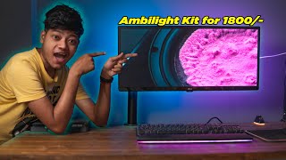 I Bought a Full Ambilight Kit For My Gaming Monitor At 1800 Rs Only [upl. by Manas]