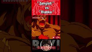 Street Fighter zangief vs Blanka Fighting scene shorts streetfighter zangief blanka [upl. by Atoiyanap]