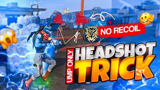 New Secret God Level No Recoil Ump Headshot Trick 🤯 Auto Headshot  Setting  Dpi  Hud  📲 💕 [upl. by Mcnamee]