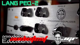 LANG PEQ2 Equalizzatore Passivo Vintage by Heritage Audio Test e Recensione [upl. by Beale]