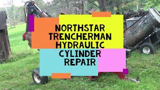 Trencherman Towable Backhoe Hydraulic Cylinder Repair [upl. by Hselin]