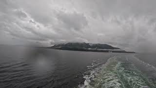 Carnival Panorama Transpacific Alaska Timelapse [upl. by Yejus267]