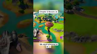 Chapter 1 Vs Chapter 2 bosses 😳 fortnite shorts [upl. by Fadil]