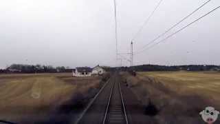 TRAIN DRIVERS VIEW Halden to Oslo [upl. by Oribelle]