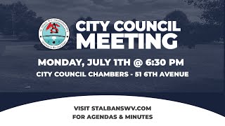 St Albans City Council Meeting  Monday July 1 2024 [upl. by Zerat]