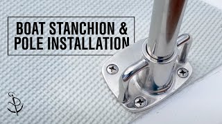 How to Replace a Stanchion Base and Pole [upl. by Par876]