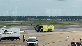 RARE MWAA ARFF Responding Ronald Reagan Airport [upl. by Eelyk]