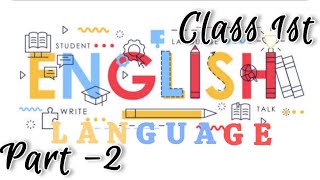 Class 1 English worksheet part 2 [upl. by Cullin]