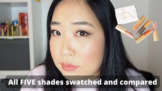 Lisa Eldridge Liquid Lurex Eye Shadows review all shades eye swatches and comparisons [upl. by Nohpets204]