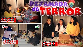 🍿🧟‍♂️PIJAMADA DE TERROR 🍕👻 ¡Pasamos Una Noche Despiertas🌓 UN ESPIRITU SE MANIFESTÓ  CONNY MERLIN [upl. by Beatrice]