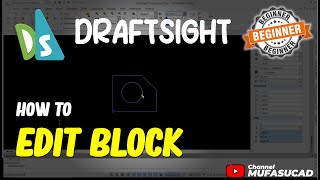 Draftsight How To Edit Block [upl. by Berard]