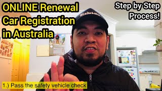 How To Renew Your Car Registration ONLINE in Australia [upl. by Atteragram]