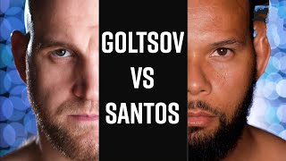 DENIS GOLTSOV vs THIAGO SANTOS FULL FIGHT PFL [upl. by Philippine]