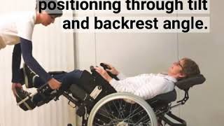 Breezy Relax Tilt in space Wheelchair  Statewide Home Health Care [upl. by Dinah]