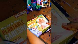 Mould and make plantable Ganesha kit unboxing unboxing video  shorts youtubeshorts unboxing [upl. by Ardnuas211]