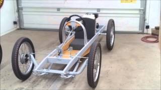 Cyclekart Monocar chassis complete video of details [upl. by Suoivatra]