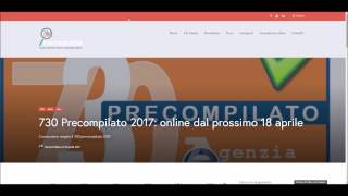 730 precompilato 2017 ecco come accedere [upl. by Quinn]