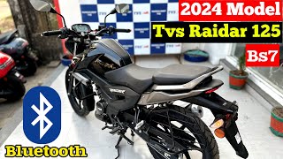 2024 Model Tvs Raider 125 Smart X Connect Review  Price  Mileage  Feature  Tvs Raider 125 [upl. by Sayre]