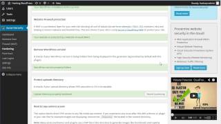 Sucuri Security WordPress Security Plugin  Hardening Feature [upl. by Pomfrey865]