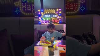 海底捞Haidilao birthday celebration kidslearningisfunwithus dance kidsvideo 海底捞 happybirthday [upl. by Anitsugua]