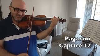 Paganini Caprice 17 [upl. by Ediva987]