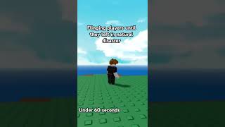 Flinging players in roblox trollingroblox funny [upl. by Nho]