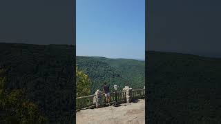 A lookout at Coopers rock in West Virginia hiking hikingadventures greatview [upl. by Sitarski]